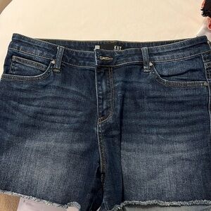 KUT blue jean shorts size 12